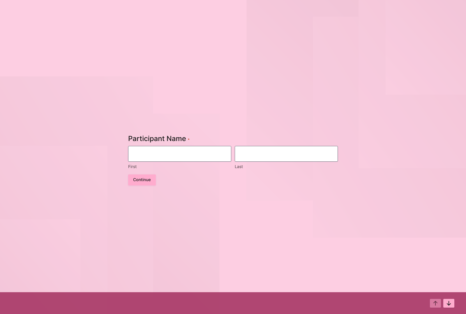 Health & Beauty Recommendation Quiz Template with fields, buttons for interactive user engagement.