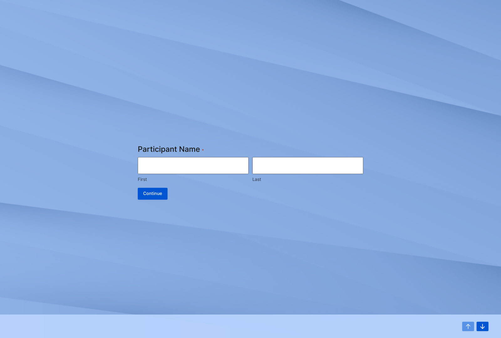Hindi GK Quiz Form Template with fields for questions, multiple-choice options, and a submit button.