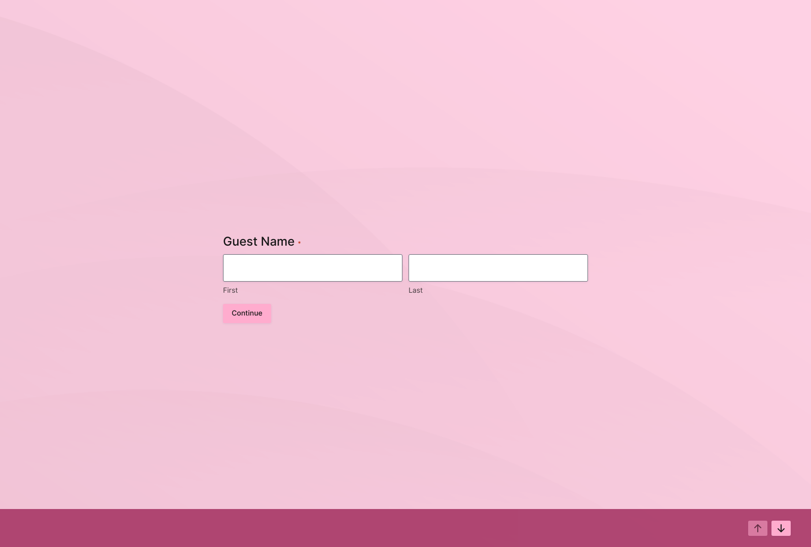 Hotel Feedback Survey Template showing fields for guest satisfaction ratings and comment sections.