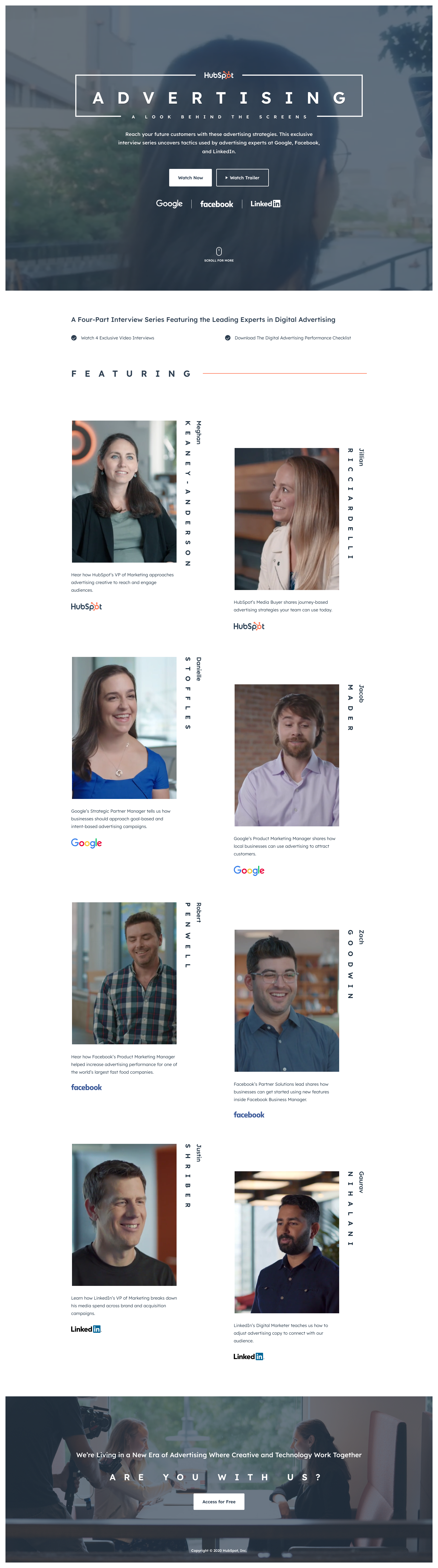 HubSpot Webinar Landing Page Example