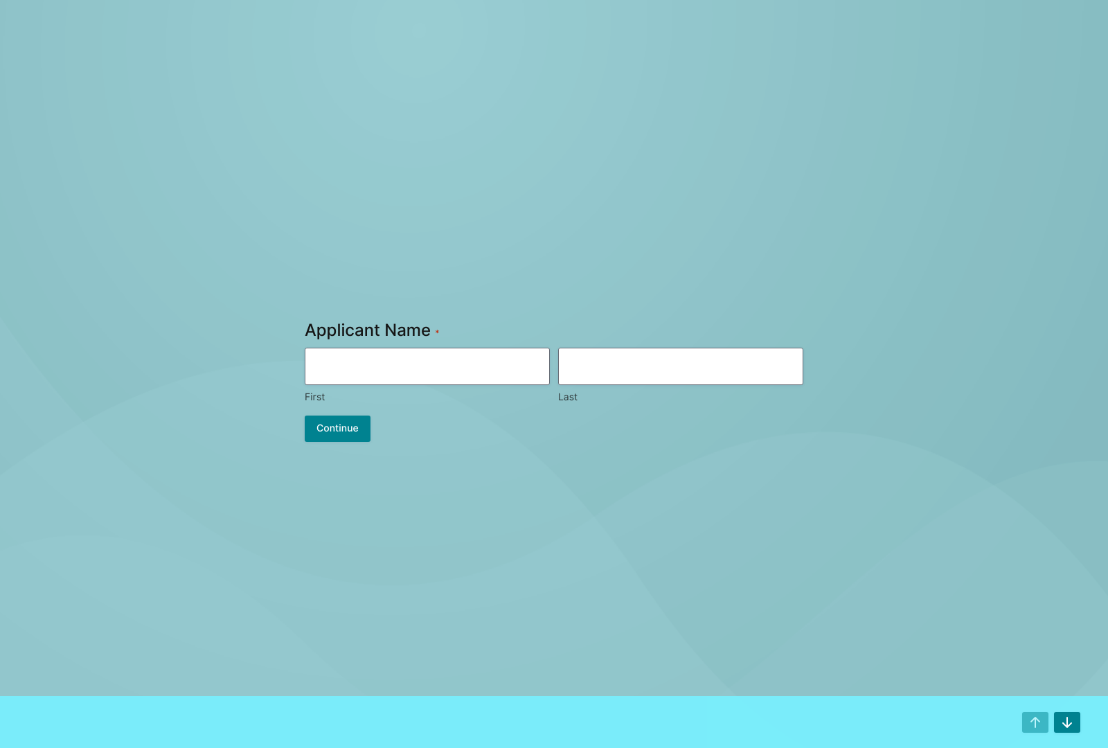 Interview Questionnaire Form Template with customizable fields and buttons.
