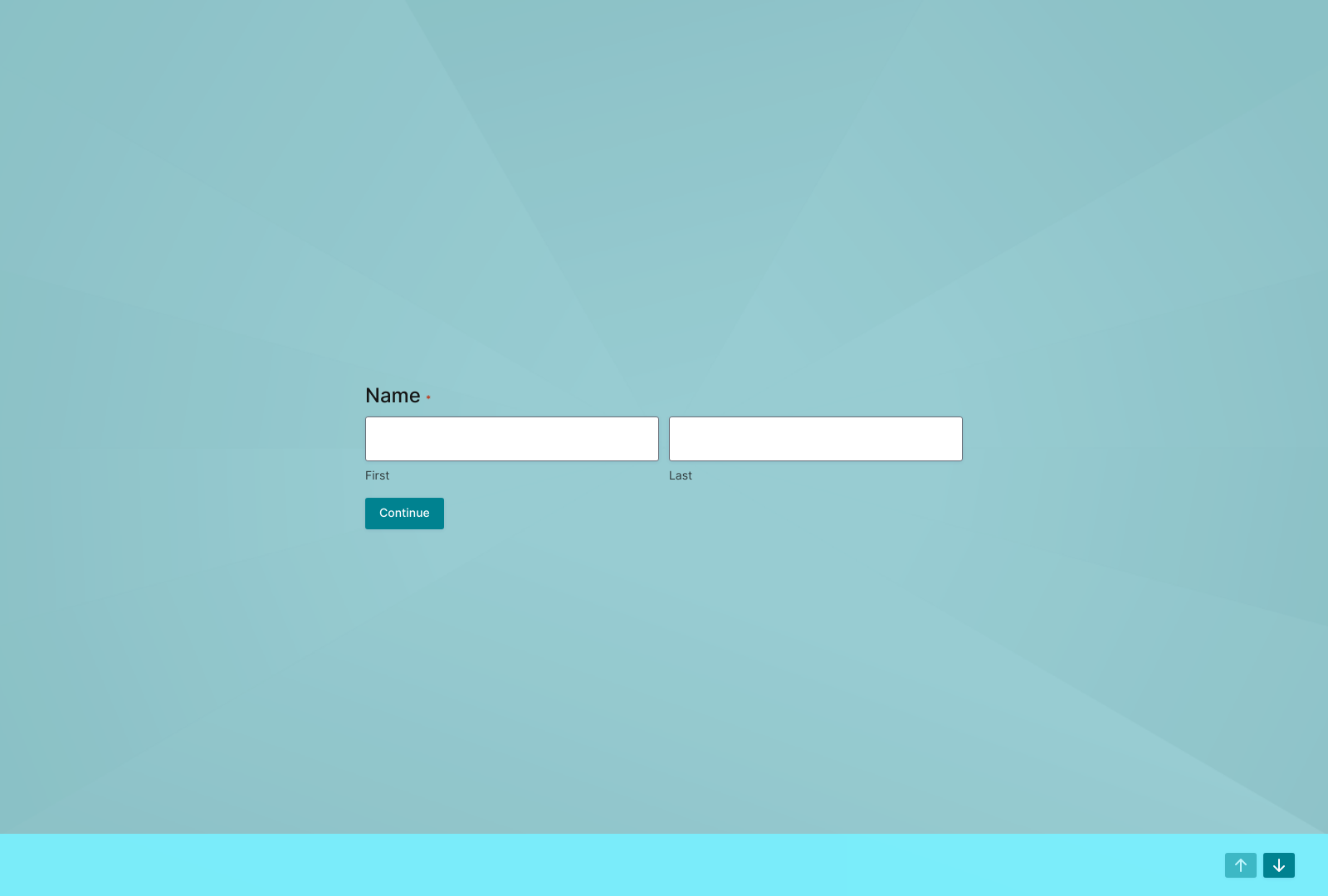 Laptop Cooling Pad Recommendation Quiz Template with fields and buttons for user input.