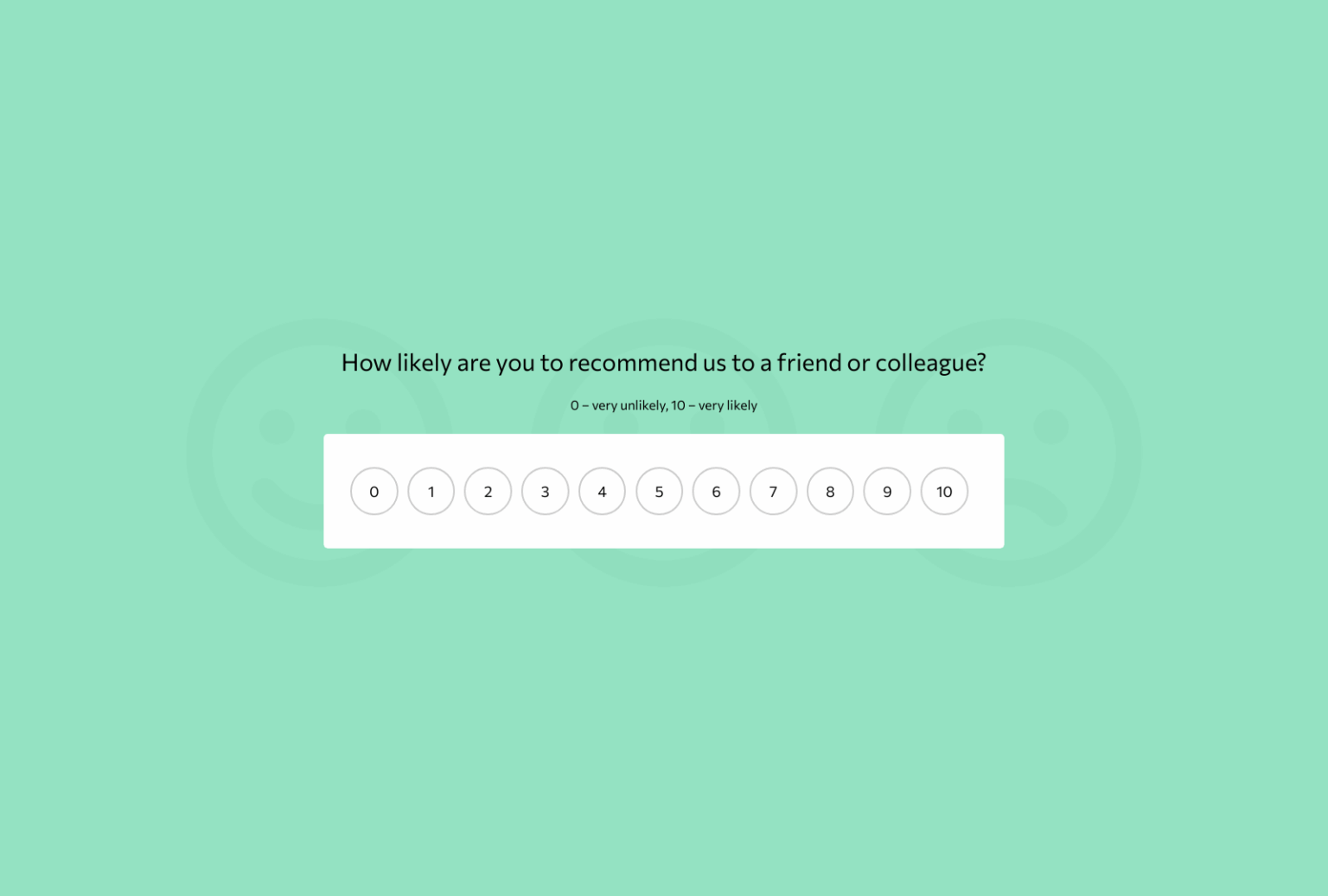 Net Promoter Score (NPS) Survey Template Woorise