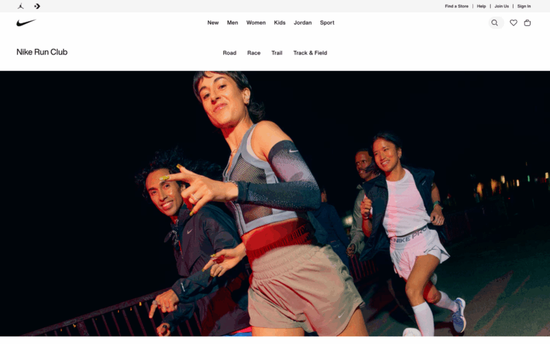 Nike Run Club Mobile App