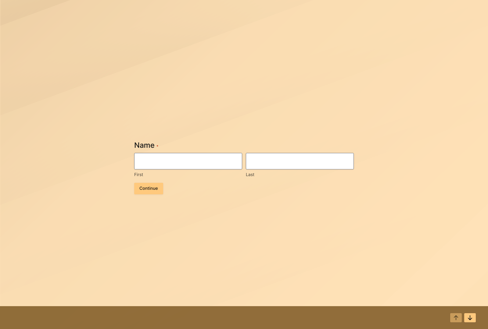 Outdoor Pizza Oven Recommendation Quiz Template with interactive fields and submit button.