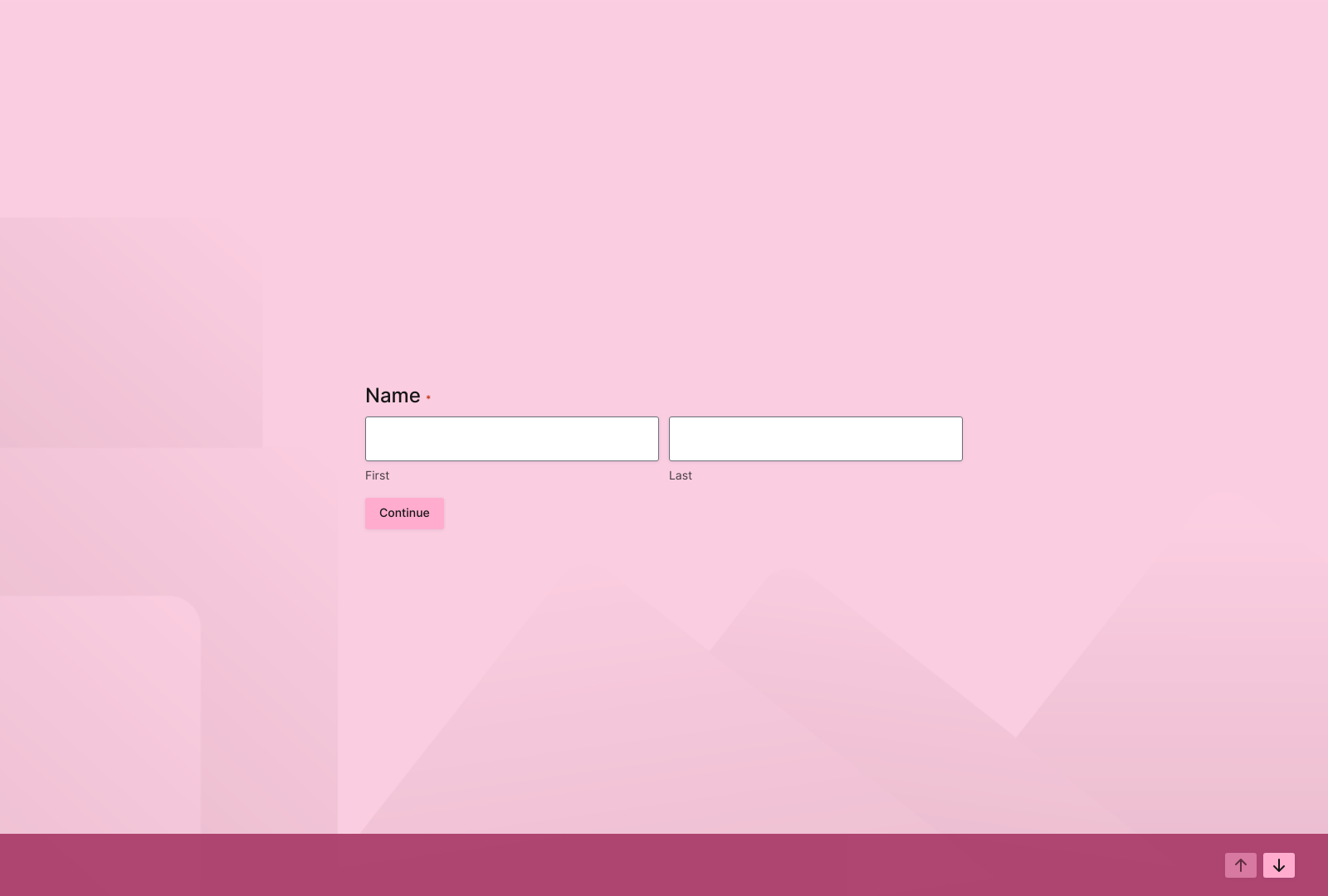 Screenshot of Paintball Equipment Recommendation Quiz Template with interactive questions and submit button.