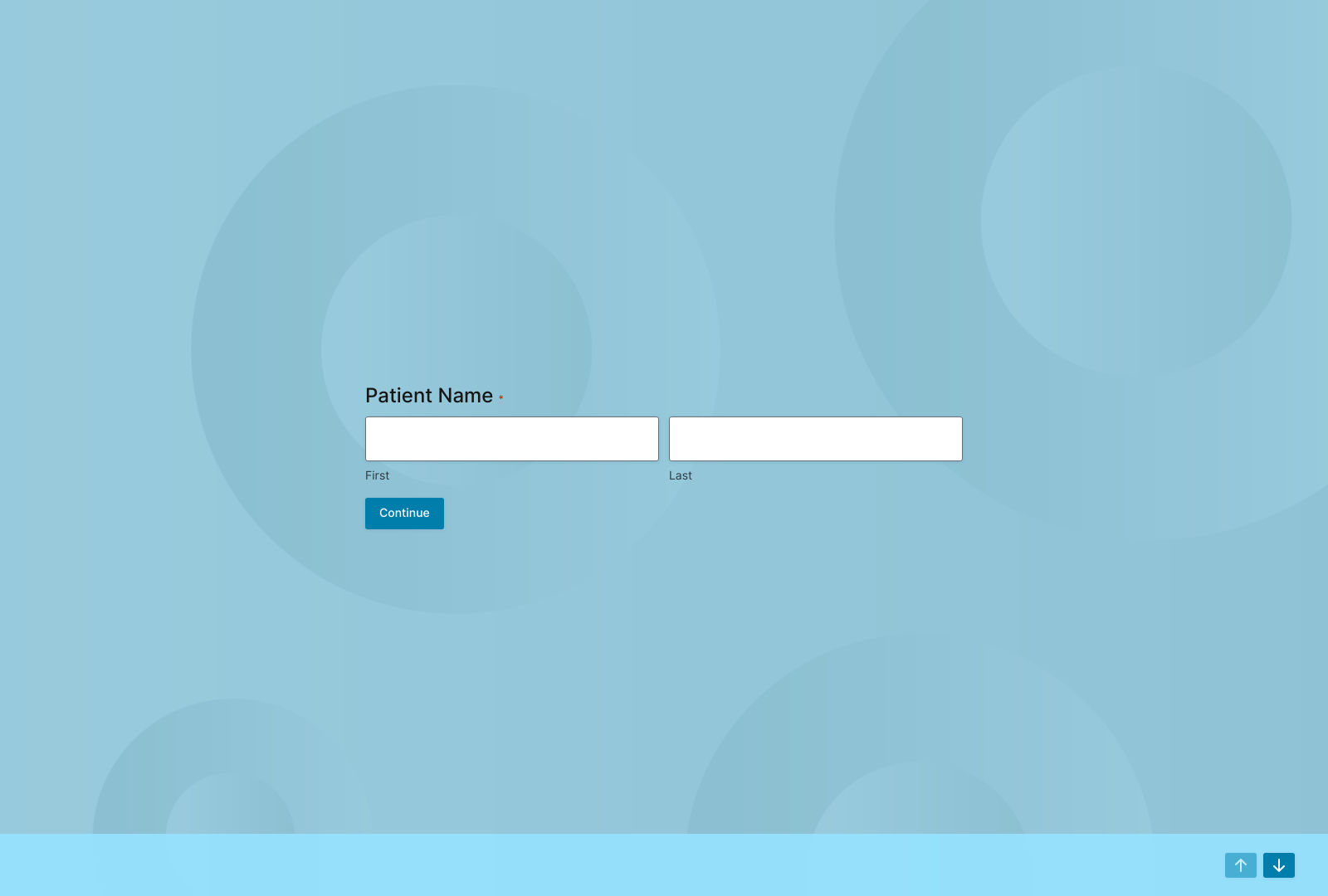Screenshot of Patient Health History Questionnaire Template showing fields for patient details and medical history.
