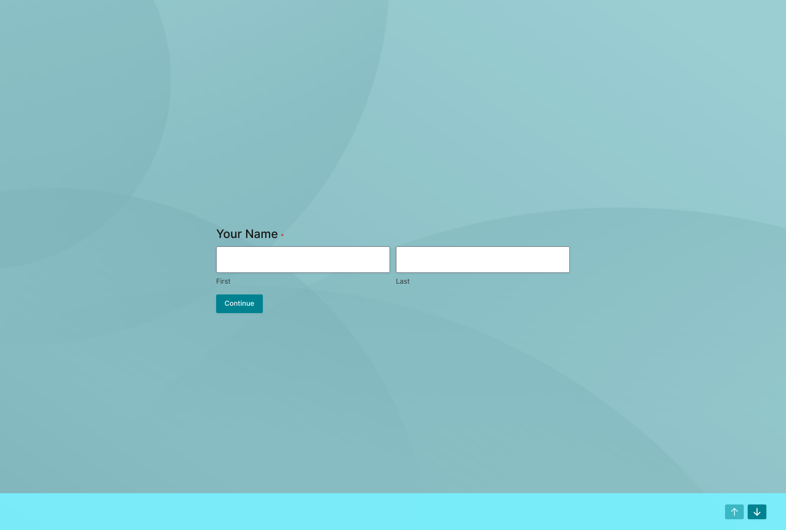 Screenshot of Professional Development Feedback Survey Template with fields for event rating, comments, and suggestions.