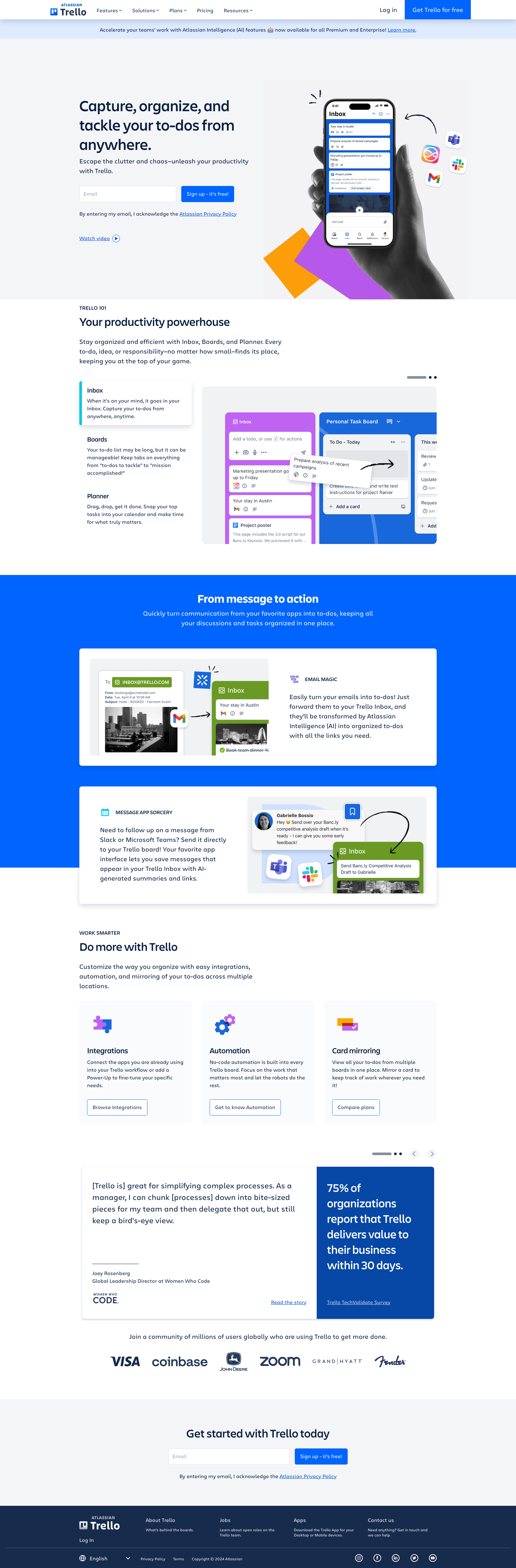 Trello Pages. Example 28 Best Lead Generation Landing Page Examples – Woorise Blog