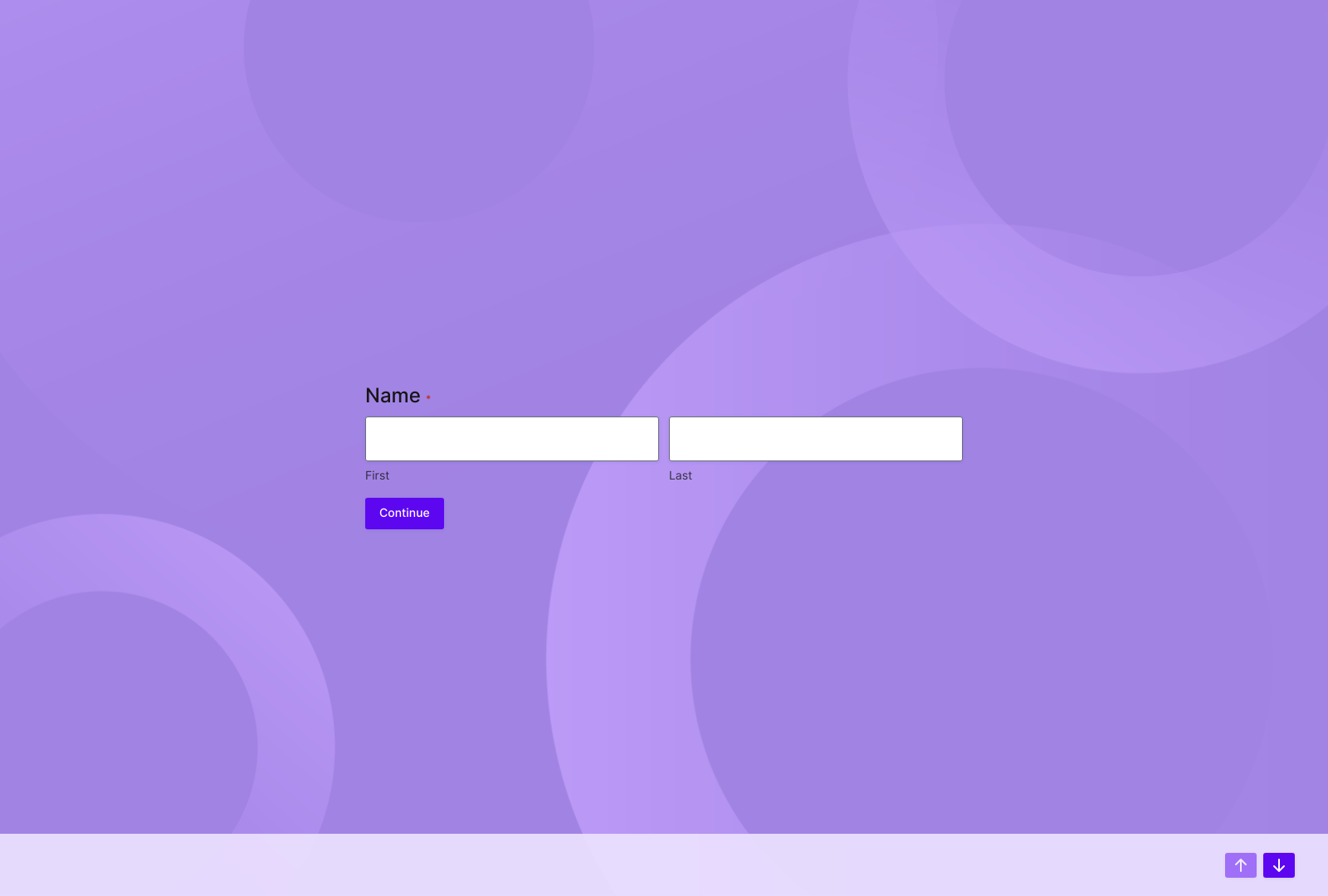 Screenshot of Volunteer Feedback Survey Template with fields for volunteer name, email, and feedback text area.
