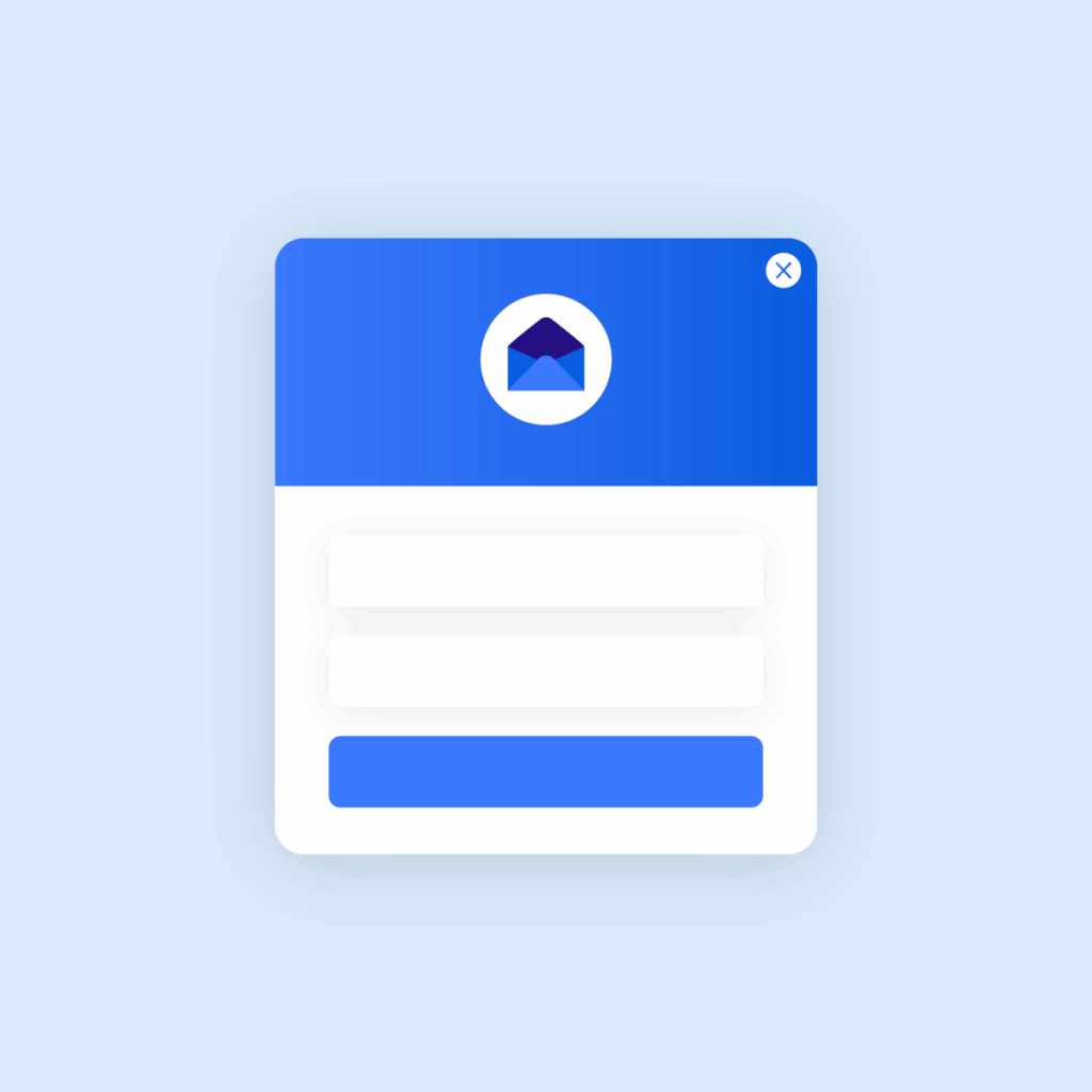 Popups to grow your email list
