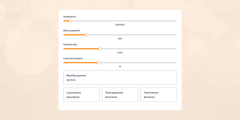 Mortgage Payment Calculator Template