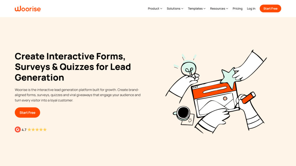 Woorise Interactive Form Builder