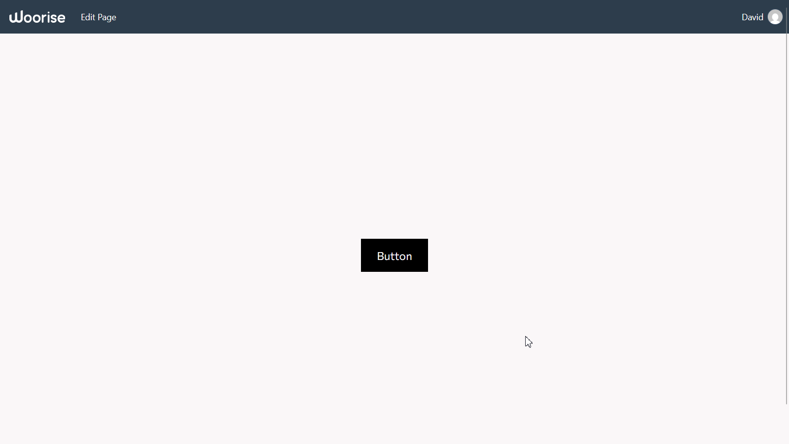 Woorise button hover example
