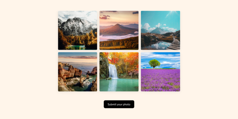 Travel photo contest